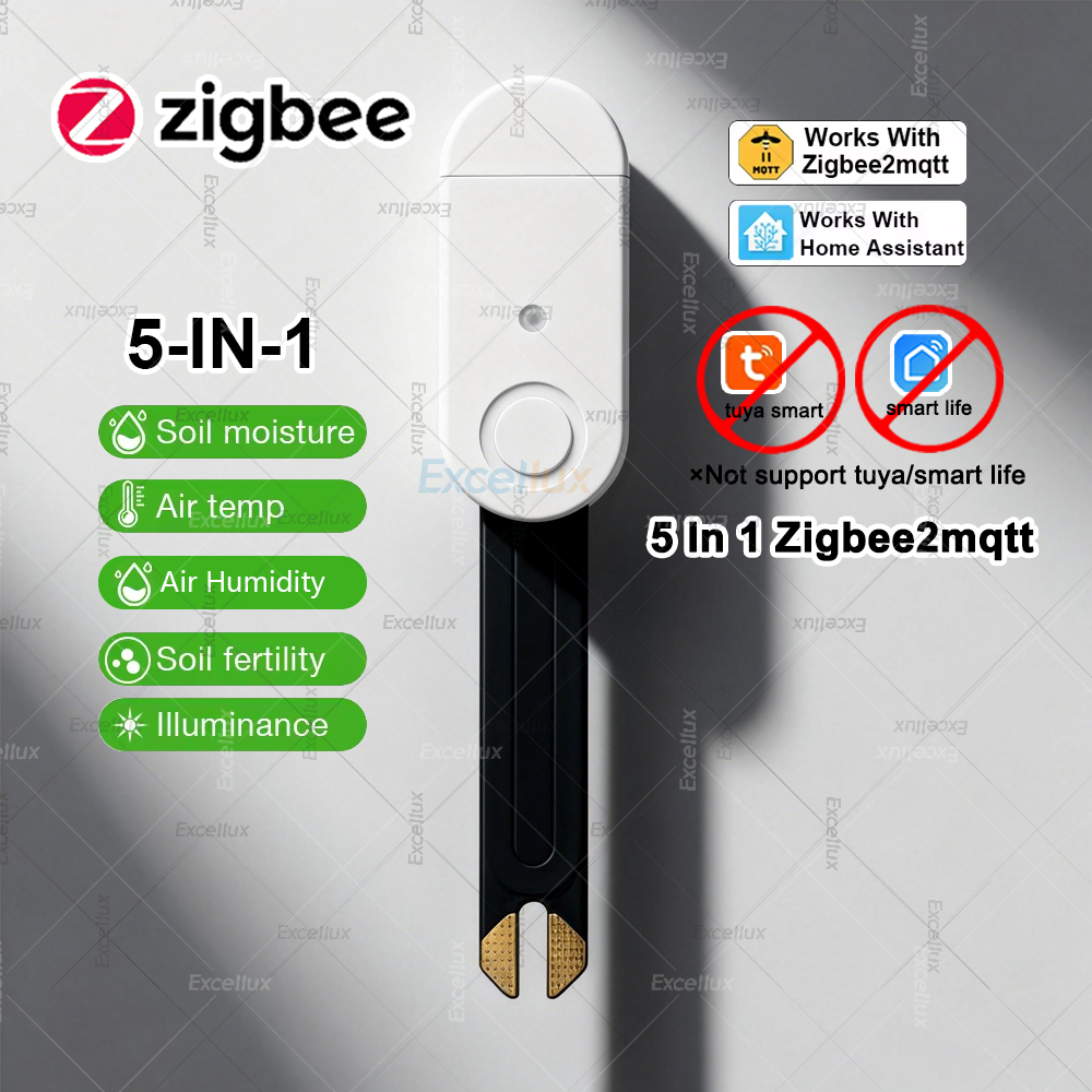 Smart Soil Sensor - 5 In 1 Zigbee Soil Moisture