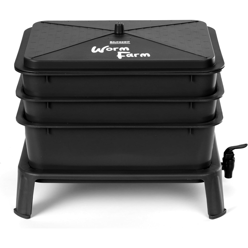 5-Tray Worm Compost Bin, 53QT  - Composting Kit Indoor のレビューと価格