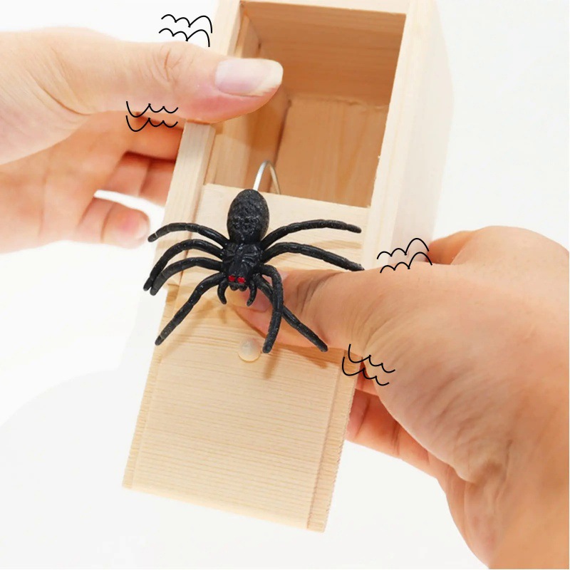 Tricky Toy Simulation Spider W - Insect Hotel Wood のレビューと価格