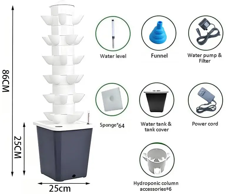 Vertical Hydroponic Garden Sys - Smart Garden Water のレビューと価格