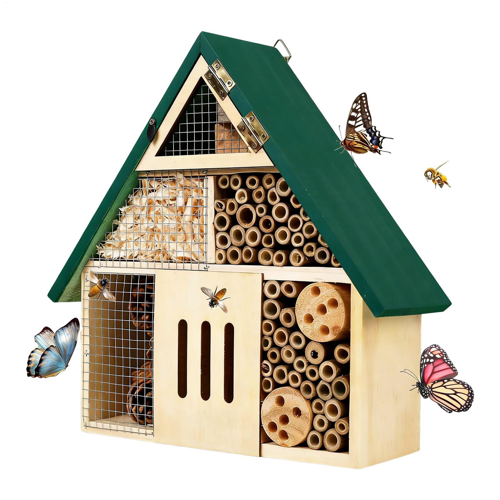 Insect Hotel Bee House Wooden  - Insect Hotel Wood のレビューと価格