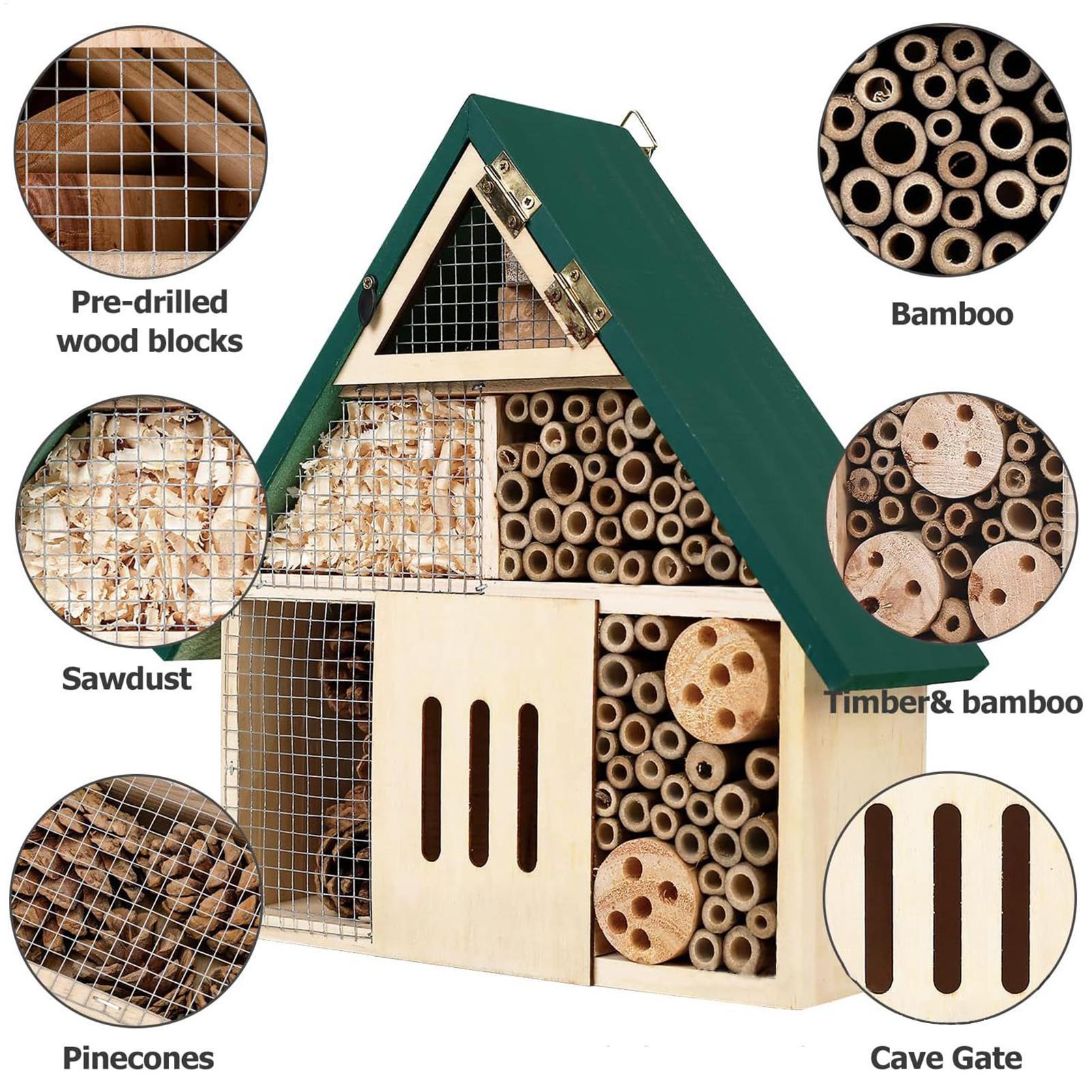 Insect Hotel Bee House Wooden  - Insect Hotel Wood のレビューと価格