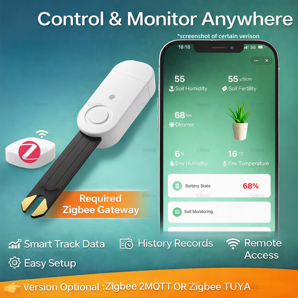 Zigbee Temperature Humidity Mo - Smart Soil Sensor のレビューと価格
