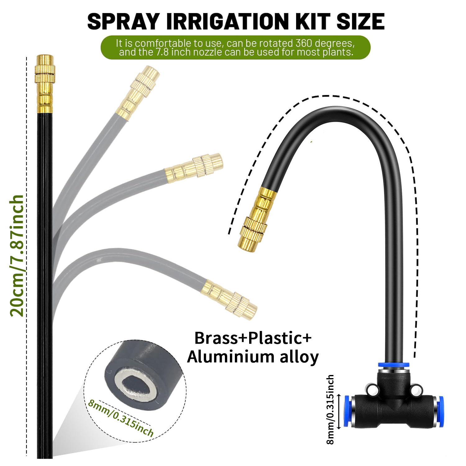 Garden 5/8mm PE Hose Sprayer K - Smart Garden Hose のレビューと価格
