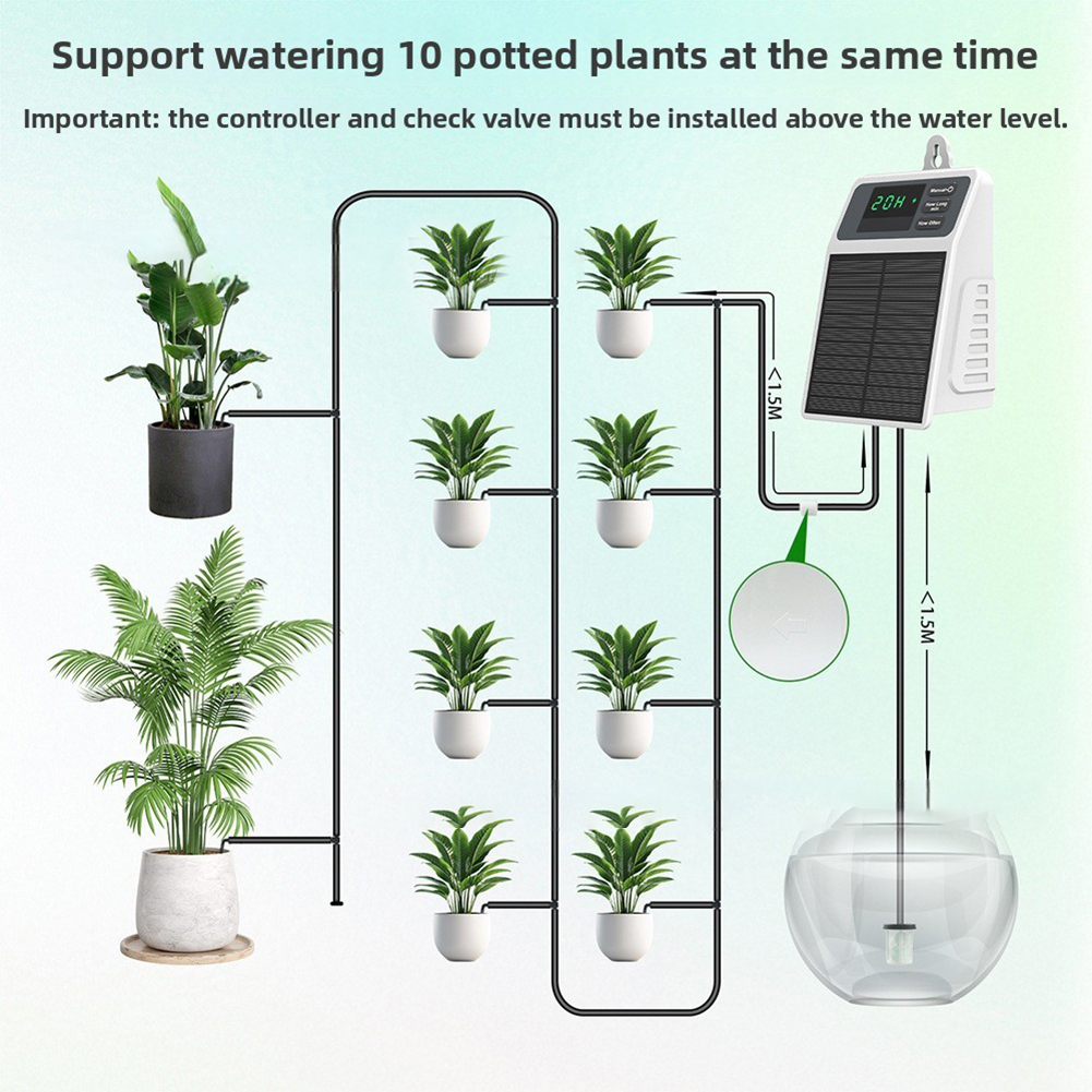 Smart Solar Powered Auto Water - Smart Garden Watering のレビューと価格