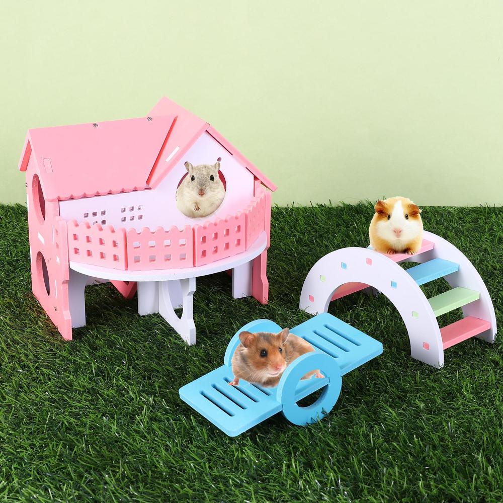 1 Pieces Hamster Toys Set Incl - Insect Hotel Wood のレビューと価格