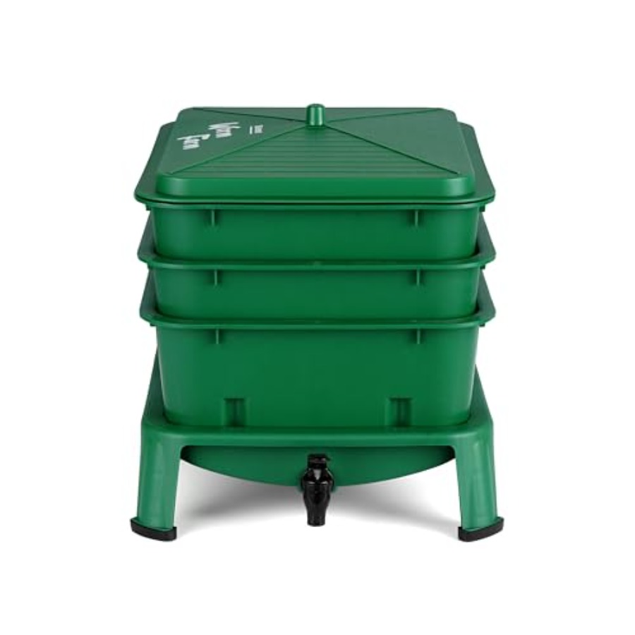 Worm Composter 32QT Worm Farm  - Composting Kit Indoor のレビューと価格