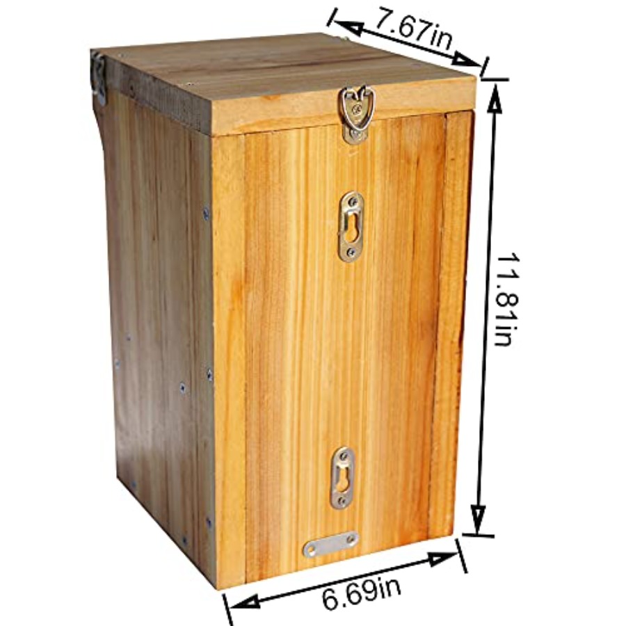 Mason Bee House Wax Coated Mas - Insect Hotel Wood のレビューと価格