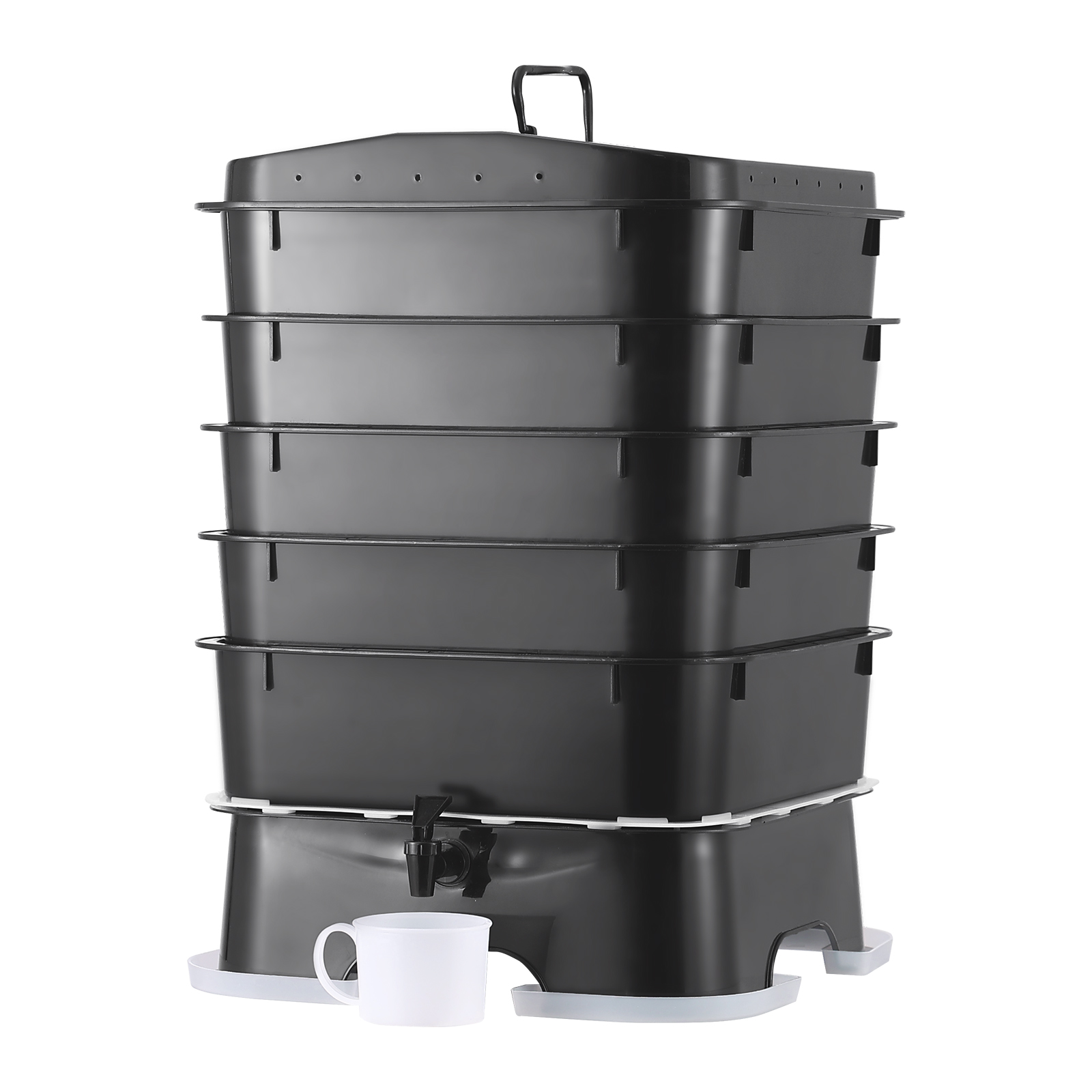 5-Tray Worm Composter Compost  - Composting Kit Indoor のレビューと価格