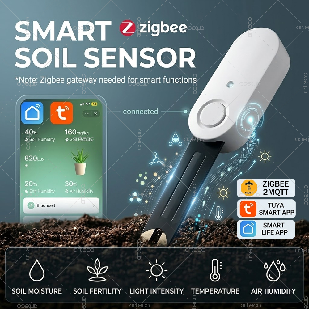 Zigbee Smart Soil Moisture Sen - Smart Soil Sensor のレビューと価格