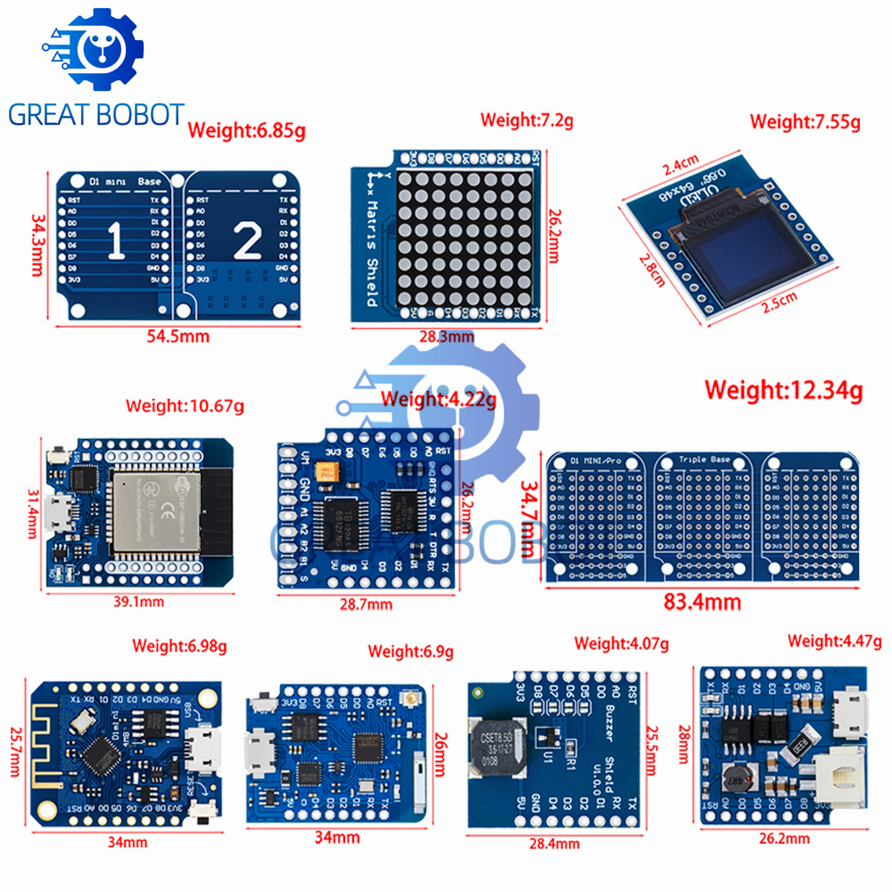 ESP8266 D1 Mini Pro WiFi Devel - Smart Garden Esp32 のレビューと価格