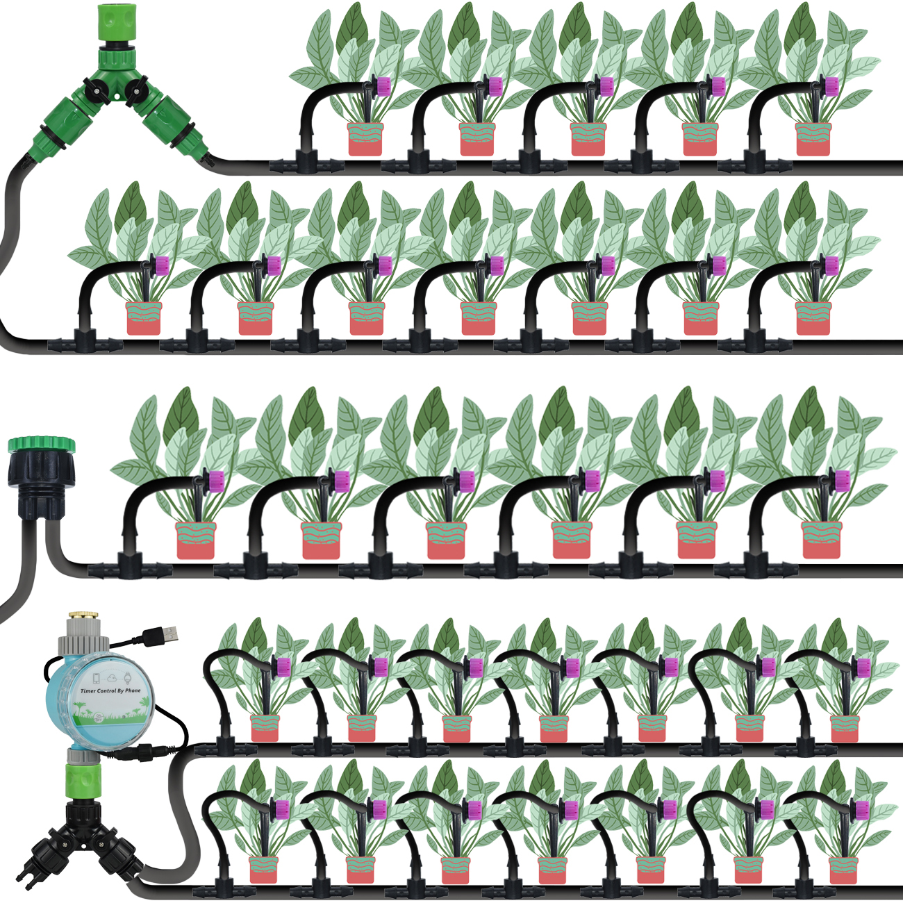 KESLA 5-50M Drip Irrigation Au - Smart Garden Hose のレビューと価格