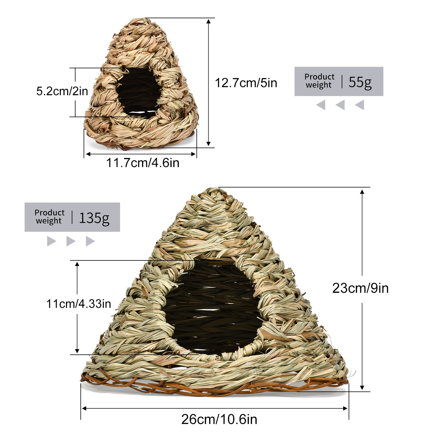 Hamster House Handmade Straw C - Insect Hotel Wood のレビューと価格