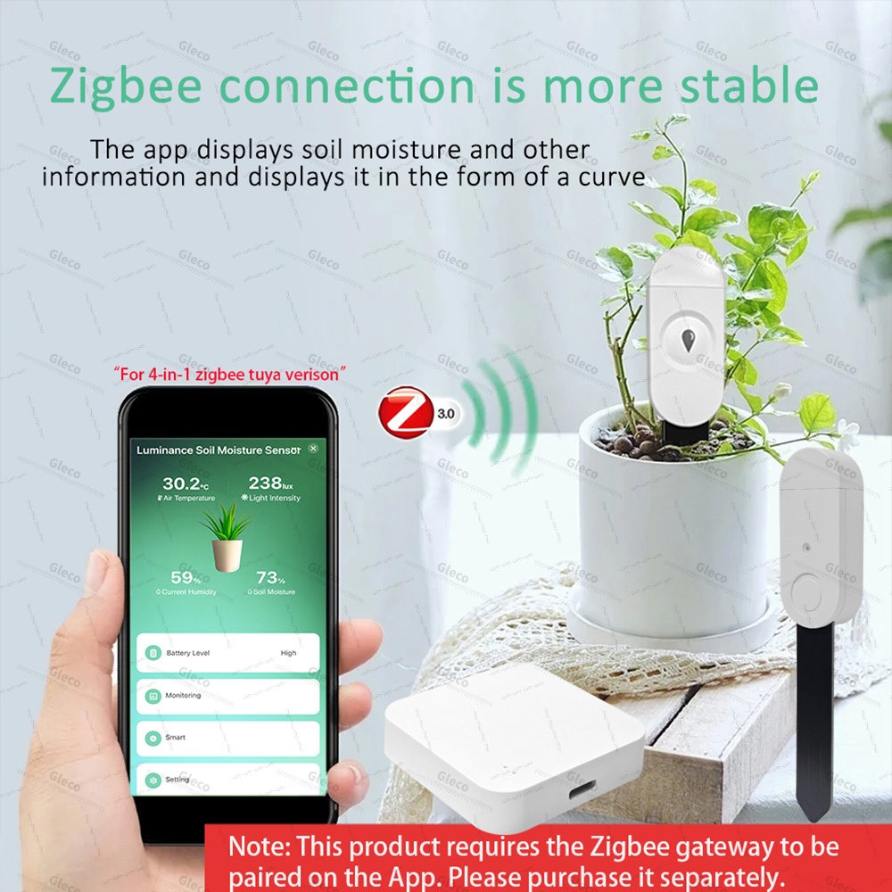 Zigbee Soil Moisture Sensor Me - Smart Soil Sensor のレビューと価格