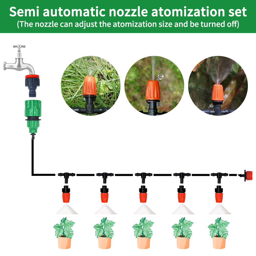 Fog Nozzles Irrigation Kit 5M- - Smart Garden Hose のレビューと価格