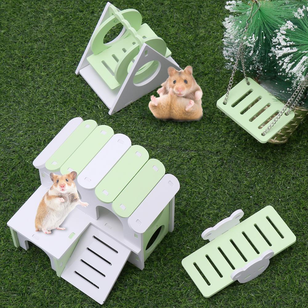 Hamster Play Toys Set Wooden H - Insect Hotel Wood のレビューと価格