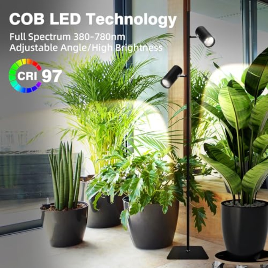 60W Dimmable Grow Light, Full  - Plant Grow Light Full Spectrum のレビューと価格
