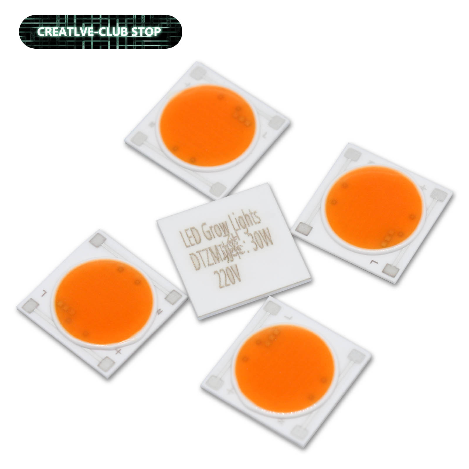 5pcs Ceramics Base LED COB Chi - Plant Grow Light Full Spectrum のレビューと価格