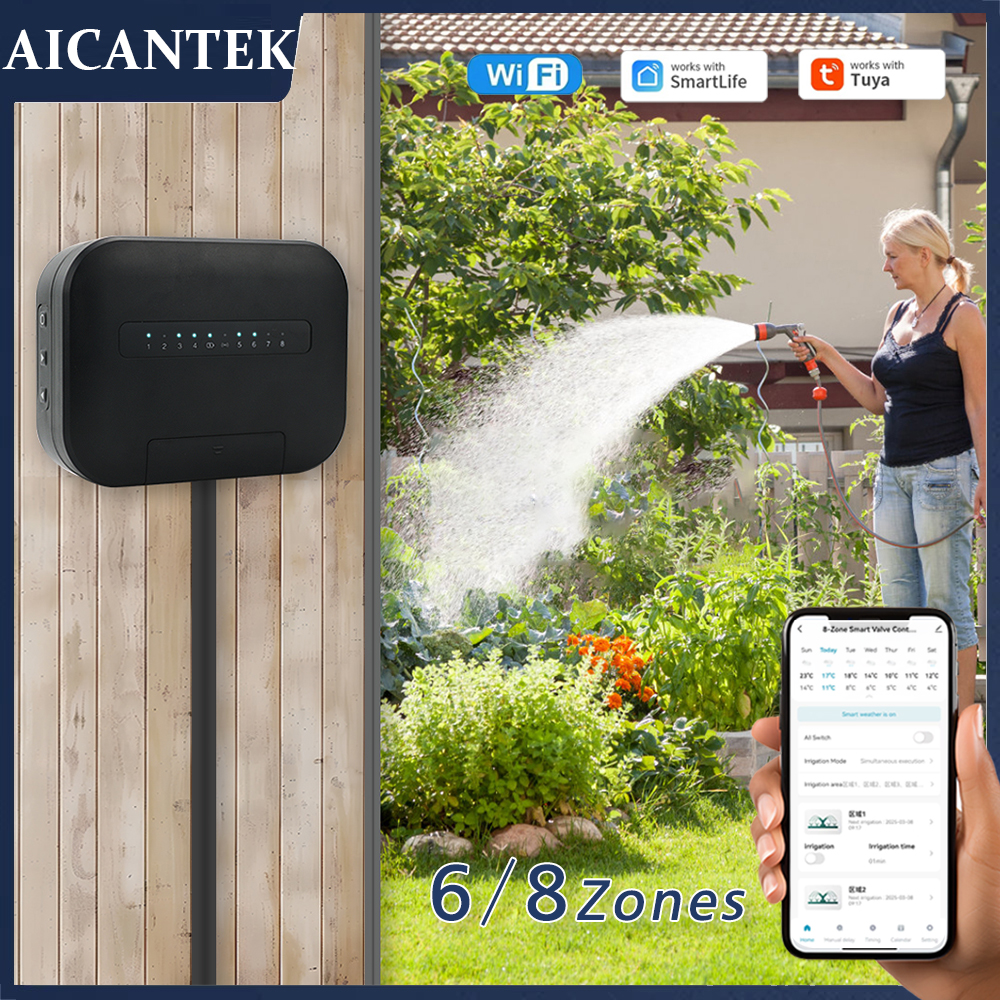 8 Zones Wifi Tuya Smart Garden - Smart Garden Water のレビューと価格