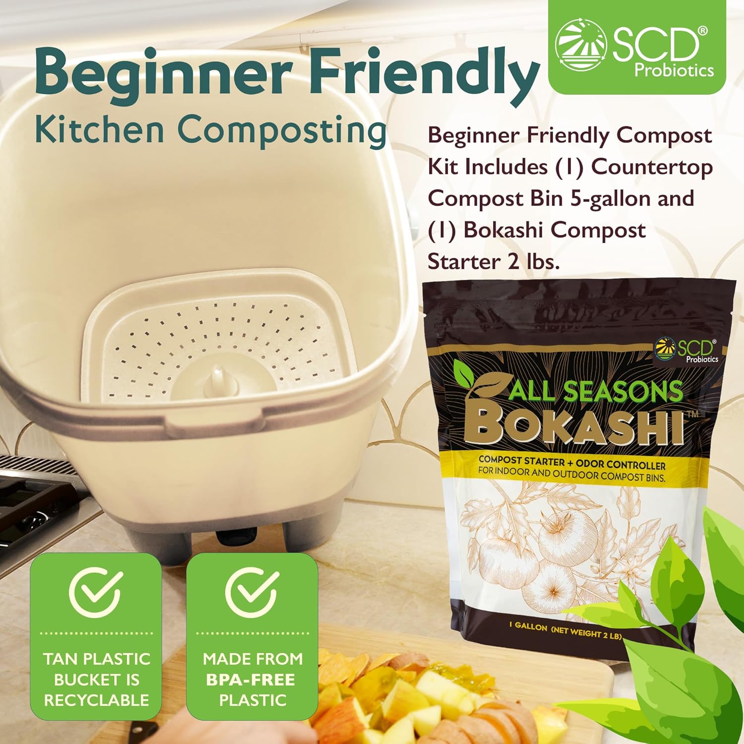 Indoor Composter for Kitchen C - Composting Kit Indoor のレビューと価格