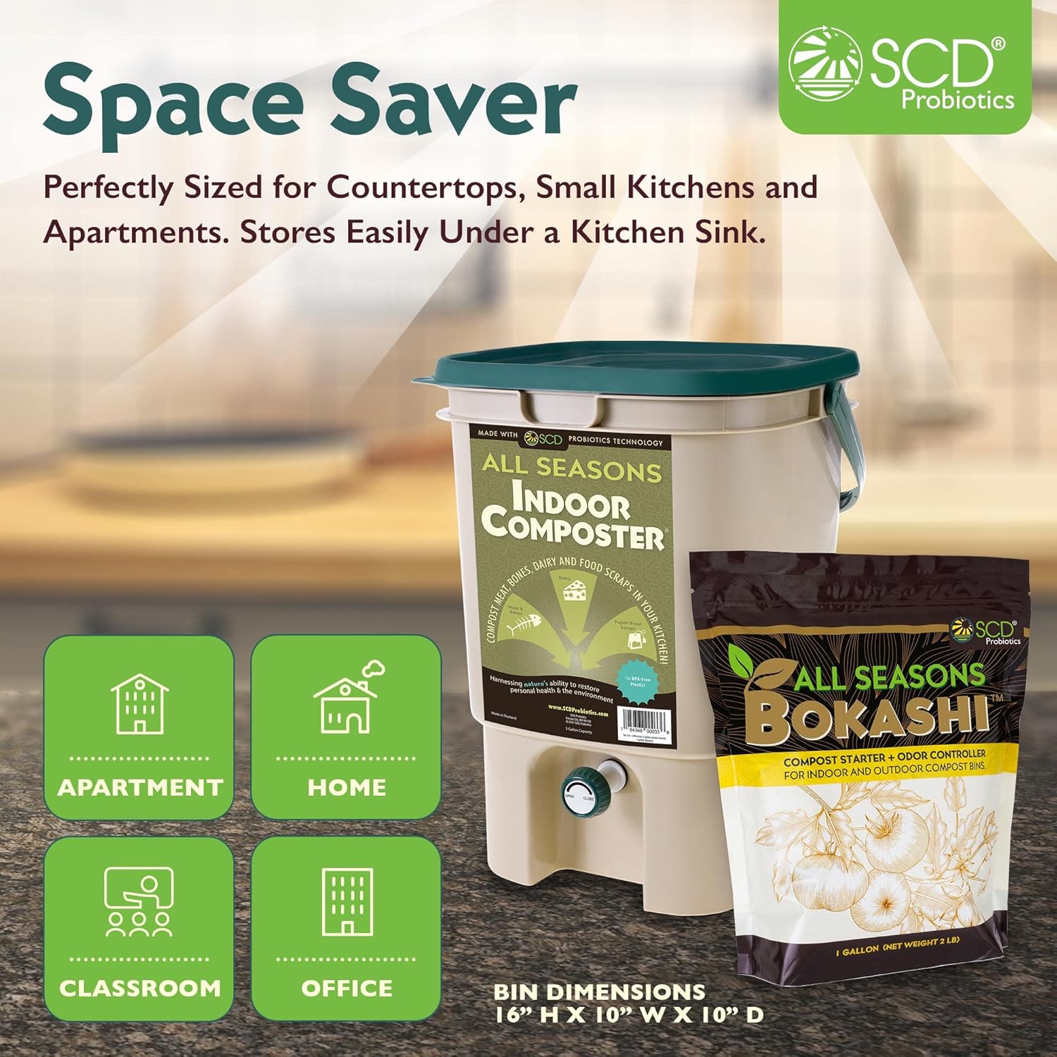 Indoor Composter for Kitchen C - Composting Kit Indoor のレビューと価格