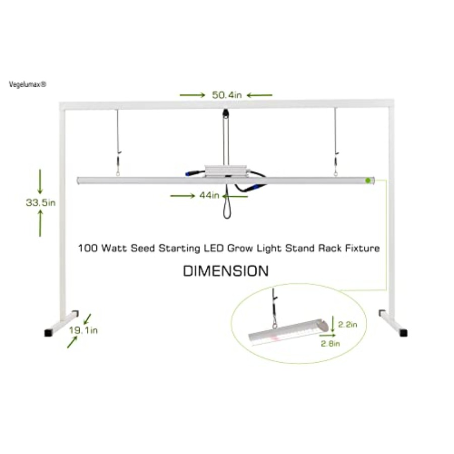 LED Grow Light Lamp Stand for  - Plant Grow Light Full Spectrum のレビューと価格
