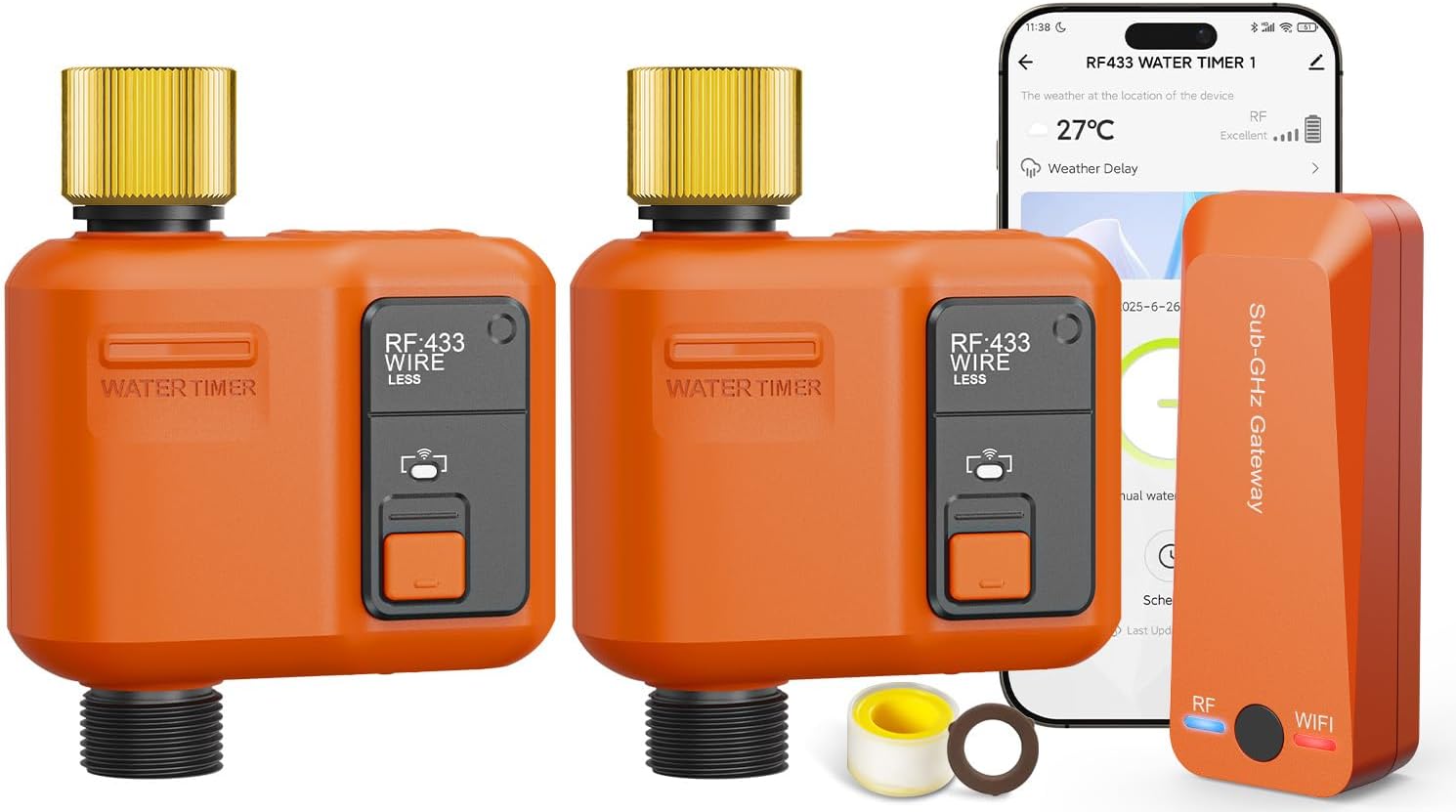 Smart WiFi Water Timer for Gar - Smart Garden Hose のレビューと価格