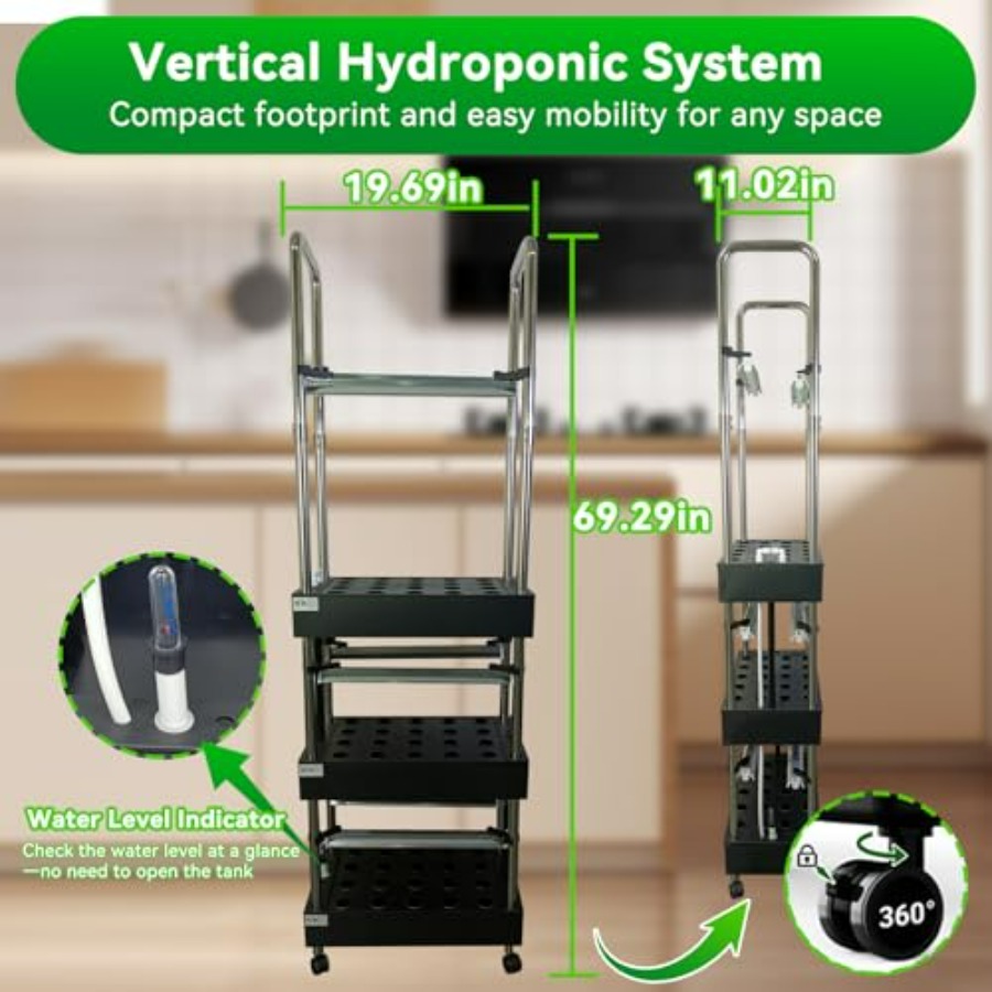 Indoor hydroponics growing sys - Smart Garden Water のレビューと価格