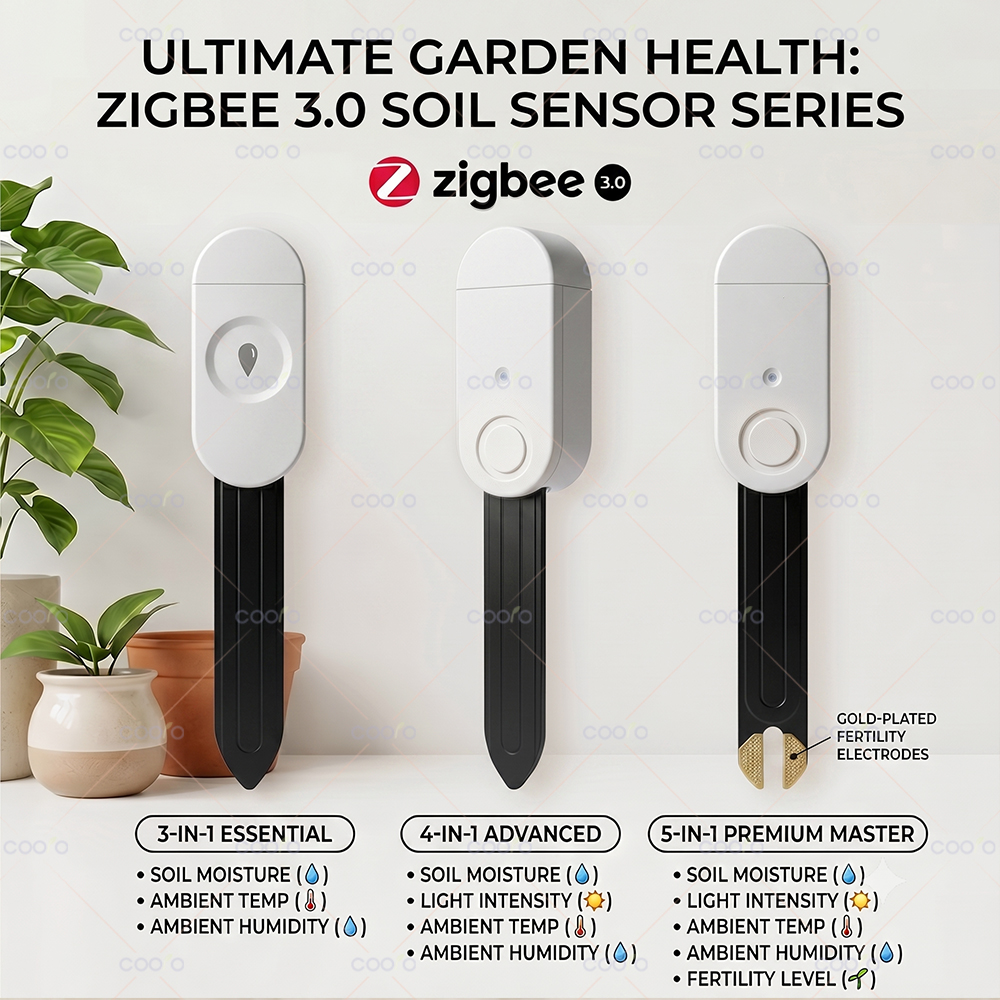 Tuya Zigbee Temperature Humidi - Smart Soil Sensor のレビューと価格