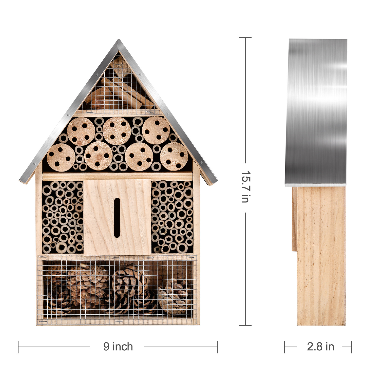 Eco-Friendly Wooden Insect Hou - Insect Hotel Wood のレビューと価格