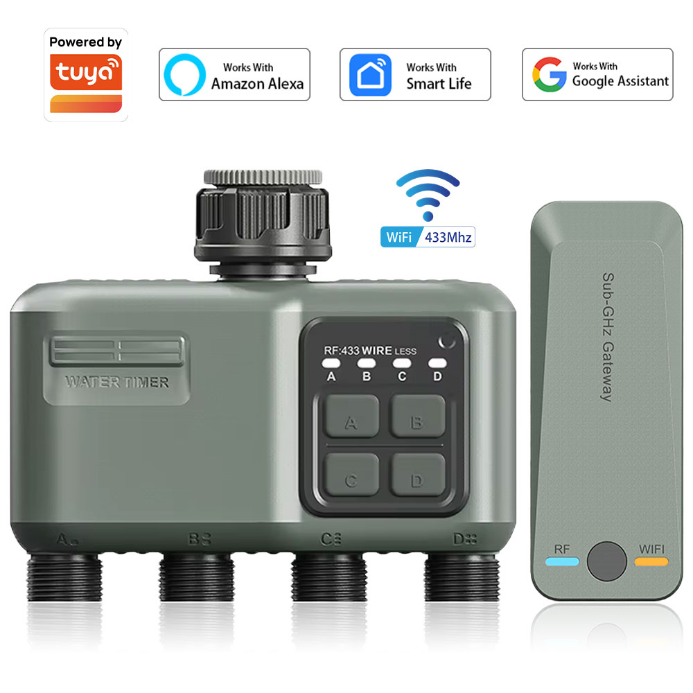 4 Outlet Programmable Water Ti - Smart Garden Hose のレビューと価格