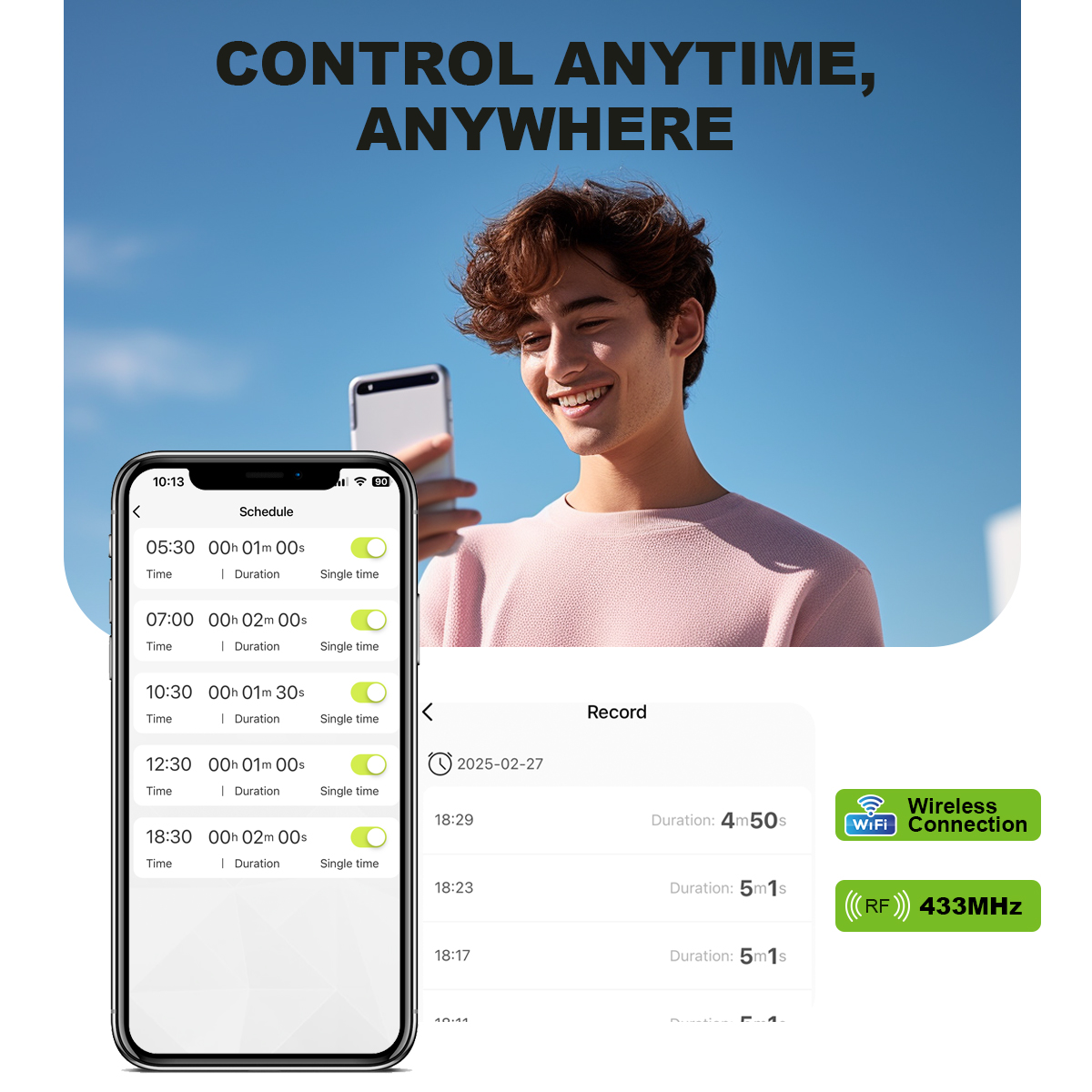 4 Outlet Programmable Water Ti - Smart Garden Hose のレビューと価格