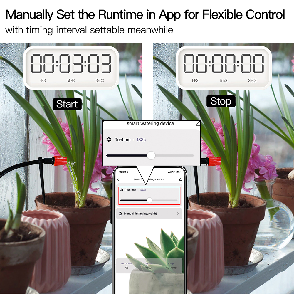 WiFi Tuya Smart Watering Machi - Smart Garden Watering のレビューと価格