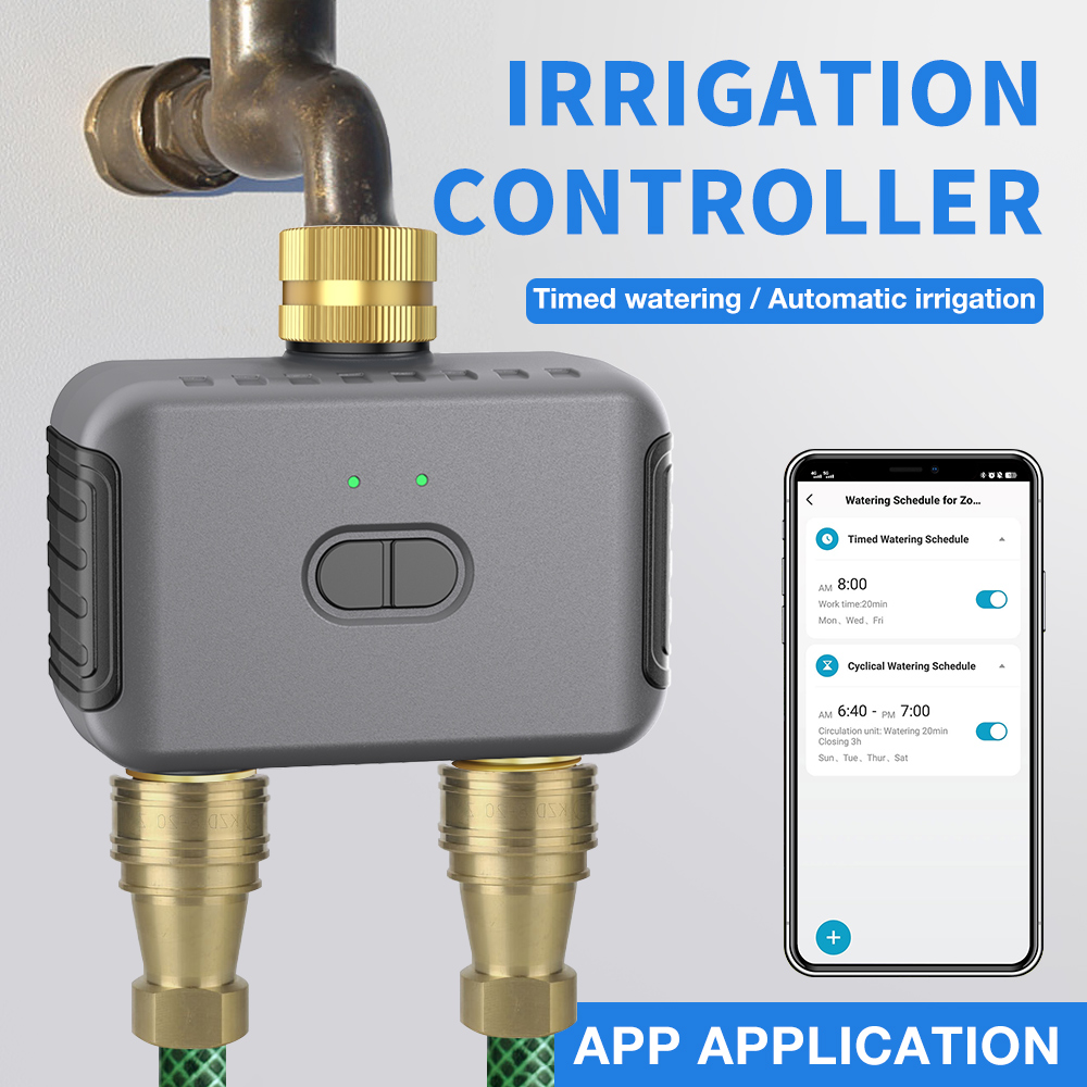 Tuya 2 Zone Watering Timer Gar - Smart Garden Watering のレビューと価格