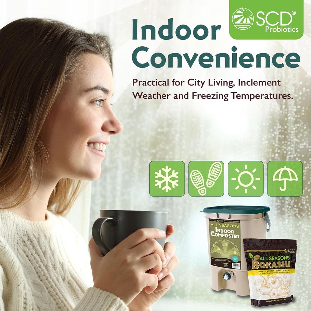5 Gallon Tan Indoor Compost Bi - Composting Kit Indoor のレビューと価格